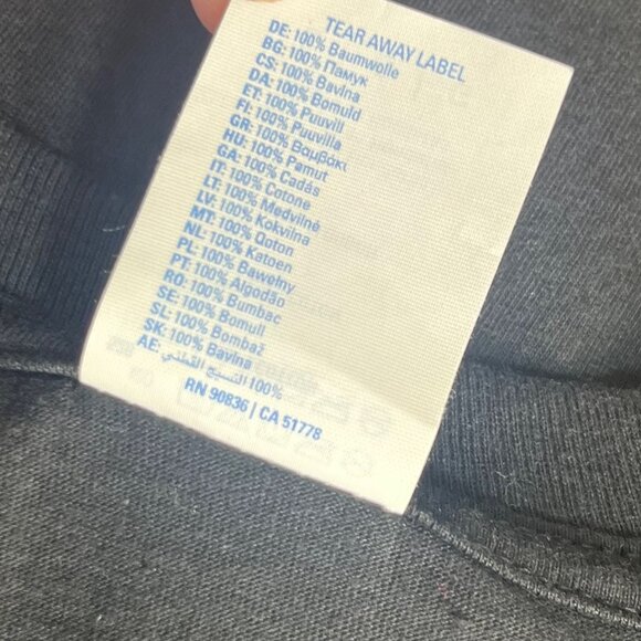 Port & Company New York Baseball Skyline Tshirt Mens Large Black New - Picture 9 of 9